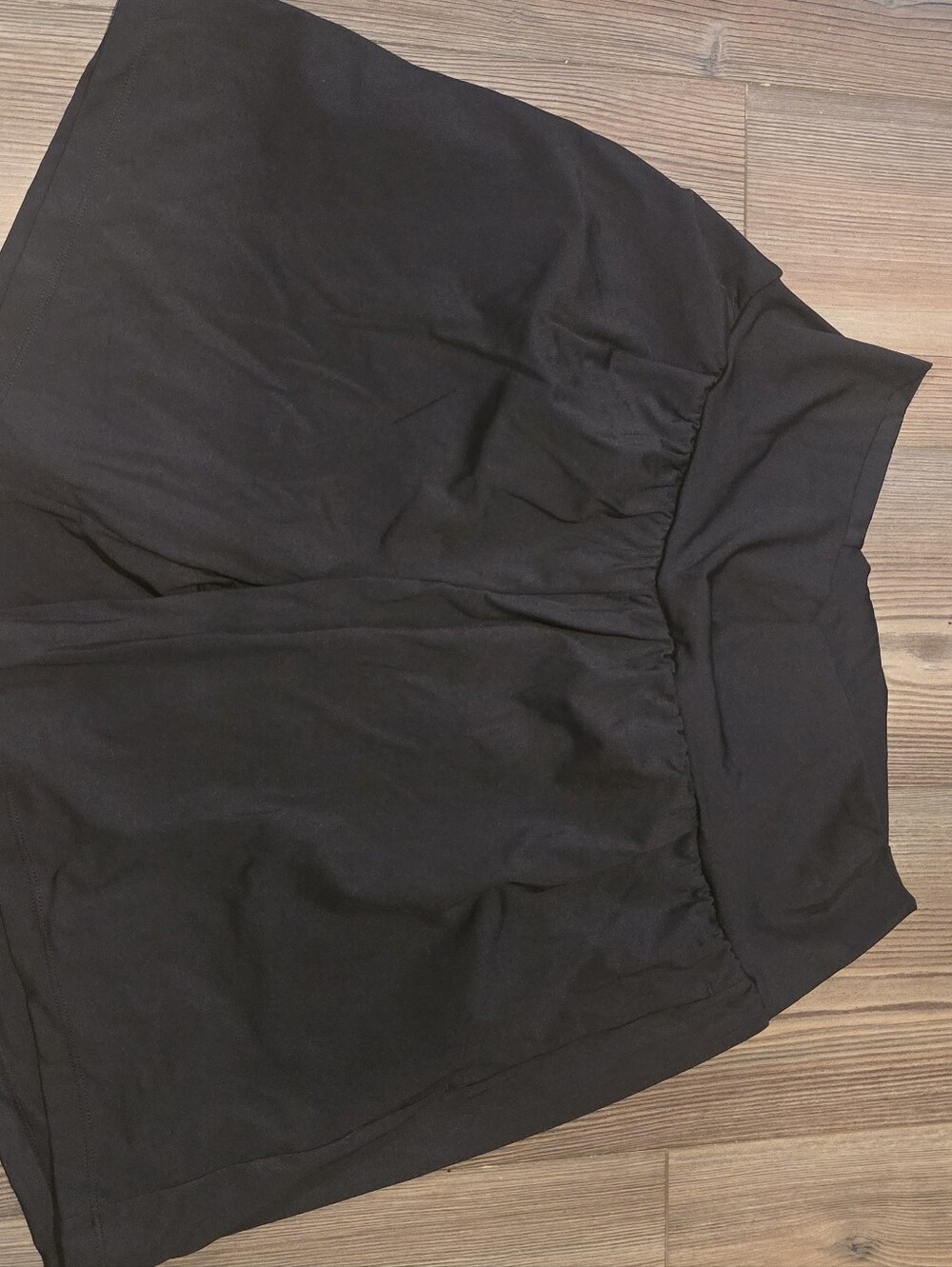 HALARA Black Shorts with Wide Waistband
